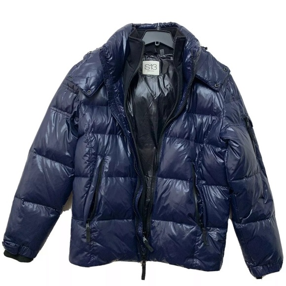 S13 Downhill Gloss Nylon Puffer Jacket - Picture 7 of 14